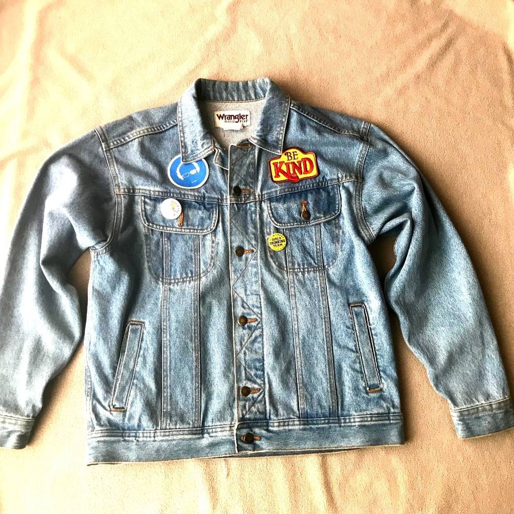 Wrangler Retro Rugged Patch Work Denim Jacket